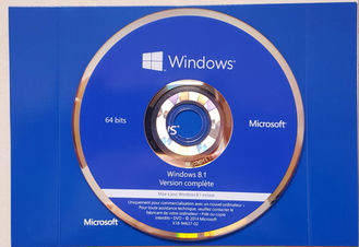 Γαλλικό win8.1 32 &amp; το εξηντατετράμπιτο αγγλικό Microsoft Windows 8.1 πακέτο cOem με τη χρονική εξουσιοδότηση ζωής