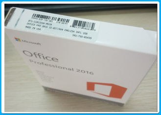 Γνήσιο βασικό επαγγελματικό λογισμικό Retailbox του Microsoft Office 2016 με το σπίτι και την επιχείρηση γραφείων 2016 USB