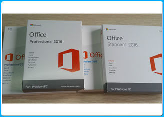 Επαγγελματικό λογισμικό του Microsoft Office 2016 + άδεια COA 1pc + λάμψη Retailbox Usb