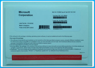 Microsoft Windows 10 επαγγελματικό εξηντατετράμπιτο λογισμικό DVD + βασική υποστήριξη Κορέα/γαλλικά/αγγλικά