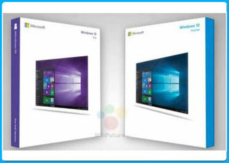 Microsoft Windows 10 επαγγελματική διάρκειας ζωής cOem αδειών έκδοση πακέτων UK/USA ενεργοποίησης εξηντατετράμπιτη λιανική
