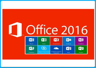 Γνήσιοι υπέρ τυποποιημένος τριανταδυάμπιτος του Microsoft Office 2016/εξηντατετράμπιτος αυτοκόλλητη ετικέττα DVD + COA
