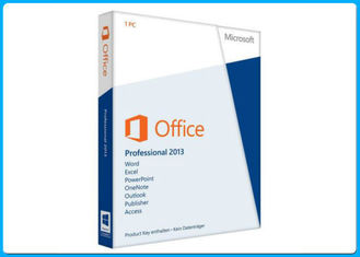 Επαγγελματικό λογισμικό του Microsoft Office 2013 υπέρ συν το λιανικό πακέτο + τυποποιημένη γνήσια άδεια