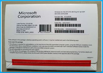 Κεντρικός υπολογιστής 2012 τυποποιημένο R2 DSP OEI DVD &amp; COA 2CPU/2VM P73-06165 του Microsoft Windows