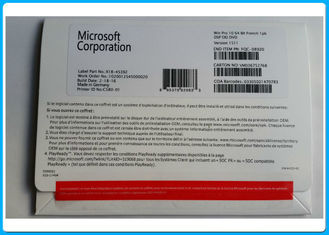 Το γνήσιο Microsoft Windows 10 υπέρ επαγγελματική γαλλική εξηντατετράμπιτη συσκευασία DVD/καμένος στο αρχικό κλειδί της Γερμανίας που ενεργοποιείται
