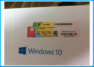 Microsoft Windows 10 υπέρ εξηντατετράμπιτη ενεργοποίηση αυτοκόλλητων ετικεττών αδειών λογισμικού αρχική COA on-line