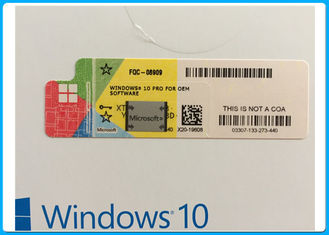 Το αρχικό Microsoft Windows 10 υπέρ λογισμικό εξηντατετράμπιτο ρωσικό 1pk DSP OEI DVD fqc-08909
