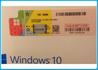 Το γνήσιο ΙΤΑΛΙΚΟ Microsoft Windows 10 υπέρ λογισμικό DVD/βασικός σε απευθείας σύνδεση τριανταδυάμπιτος εξηντατετράμπιτος ενεργοποίησης αδειών COA