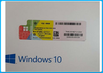 το εξηντατετράμπιτο Microsoft Windows 10 υπέρ παράθυρα 10 άδεια fqc-08930 δίσκων λογισμικού γνήσια DVD Fpp