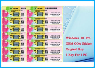 Όλα τα συμβατά παράθυρα Lanugaue 10 υπέρ τριανταδυάμπιτος εξηντατετράμπιτος σε απευθείας σύνδεση αυτοκόλλητων ετικεττών COA ενεργοποιούν τη γνήσια άδεια cOem COA X20