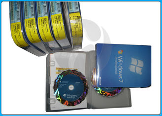 γνήσια Windows 7 επαγγελματική πλήρης λιανική έκδοση 32 &amp; εξηντατετράμπιτα λογισμικά retailbox