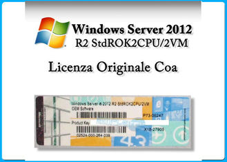 Πρότυπα 2012 R2 Χ εξηντατετράμπιτος cOem 2 ΚΜΕ 2 CALS sever2012 κεντρικών υπολογιστών του Microsoft Windows VM το /5 datacenter