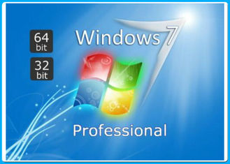 Microsoft Windows 7 επαγγελματικός λιανικός τριανταδυάμπιτος/εξηντατετράμπιτος οικοδόμος DVD συστημάτων 1 πακέτο - κλειδί cOem