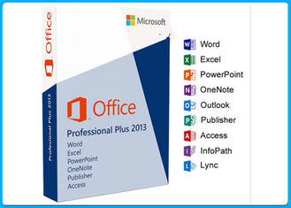 Αγγλικό επαγγελματικό λογισμικό του Microsoft Office 2013 έκδοσης, λιανικό κιβώτιο Dvd του Microsoft Office