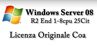 Κερδίστε τον κεντρικό υπολογιστή 2008 επιχείρηση R2, τα παράθυρα χωρίζουν τη γνήσια βασική άδεια Retailbox τυποποιημένου λογισμικού του 2008