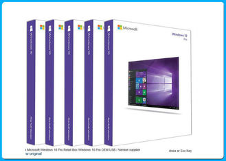 Το γνήσιο Microsoft Windows 10 υπέρ/επαγγελματικό κλειδί cOem 3,0 usb λειτουργικών συστημάτων εξηντατετράμπιτο