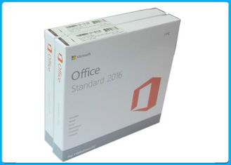 Γνήσια τυποποιημένη άδεια του Microsoft Office 2016 με το MEDIA DVD, ενεργοποίηση 100%