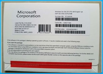 Κεντρικός υπολογιστής του Microsoft Windows 2012 τυποποιημένο R2 X64 P73-06165 2cpu/2vm αγγλικό Dvd
