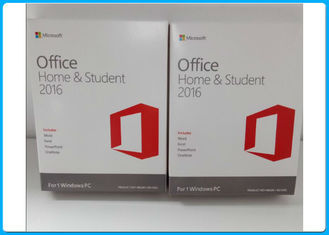 Σπίτι του Microsoft Office 2016 και άδεια σπουδαστών χωρίς dvd μέσα, γραφείο 2016 HS retailbox