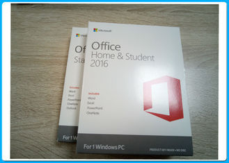 Σπίτι και σπουδαστής PKC Retailbox του Microsoft Office 2016 ΚΑΝΈΝΑΣ δίσκος/100% που ενεργοποιείται on-line
