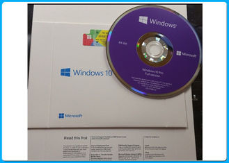 Το νέο σφραγισμένο Microsoft Windows 10 υπέρ επαγγελματικό εξηντατετράμπιτο κλειδί αδειών DVD+ COA