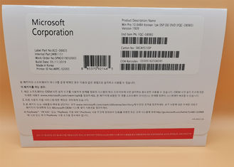 Κορεατική εκδοχή Microsoft Windows 10 υπέρ αρχική άδεια πακέτων cOem λογισμικού εξηντατετράμπιτη