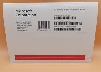 Κεντρικός υπολογιστής 2019 τυποποιημένα DVD εξηντατετράμπιτα πλήρη πρότυπα 2019 του Microsoft Windows κεντρικών υπολογιστών παραθύρων έκδοσης συσκευασίας αγγλικά