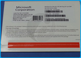 Γνήσια πρότυπα 5 CALS τυποποιημένο R2 64Eng κεντρικών υπολογιστών 2012 του Microsoft Windows κιβωτίων cOem R2