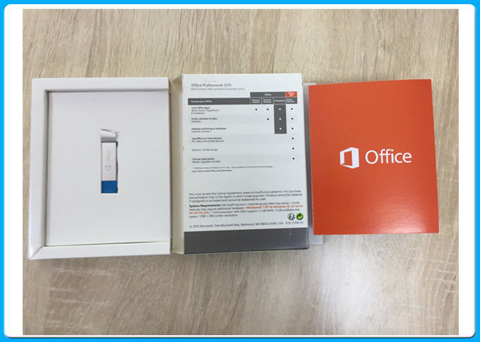 Το αρχικό Microsoft Office 2016 υπέρ συν τη λιανική βασική κάρτα προϊόντων για 1 πλήρη έκδοση PC